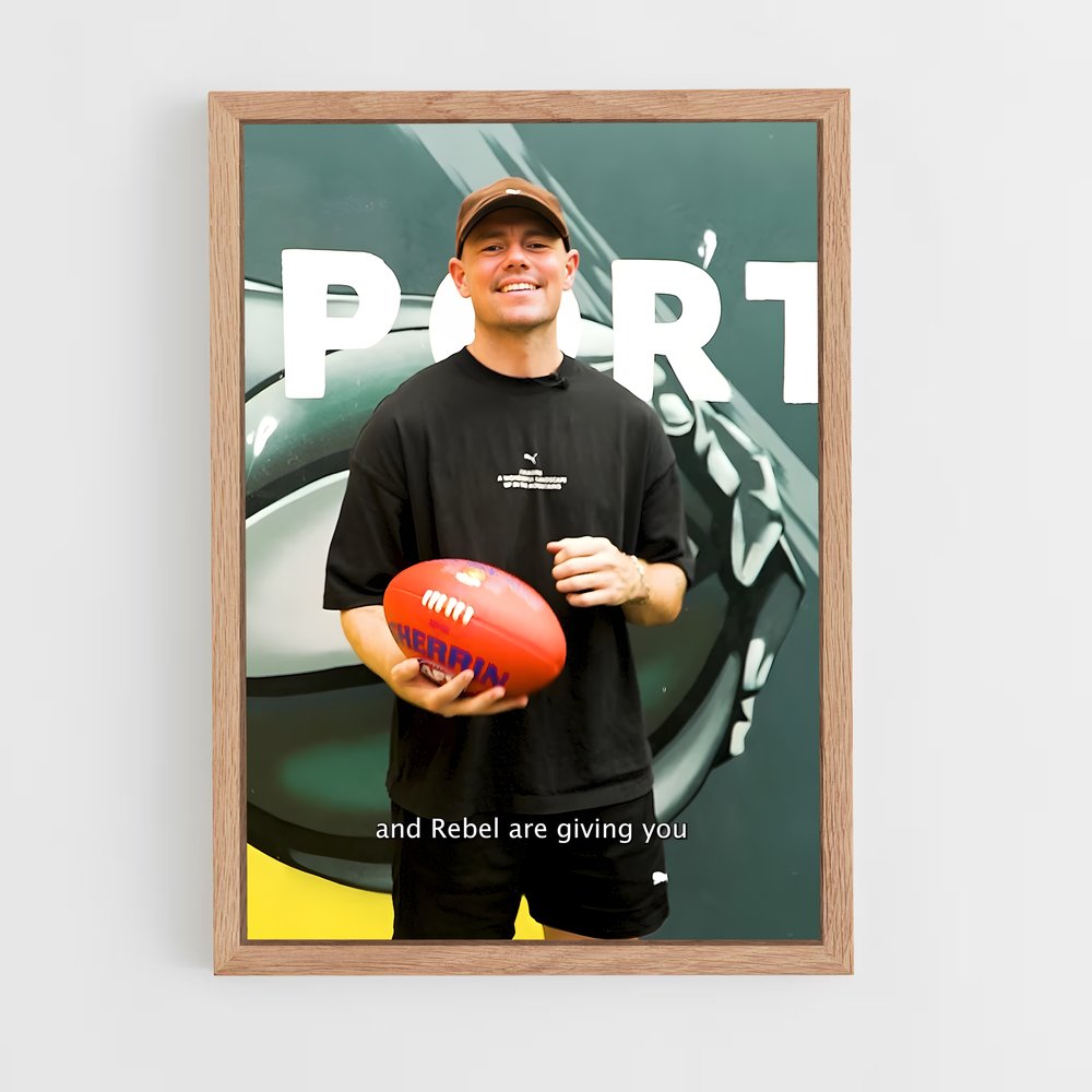 Poster Le Gardien de la Finale – affiche Football australien (vue 4)